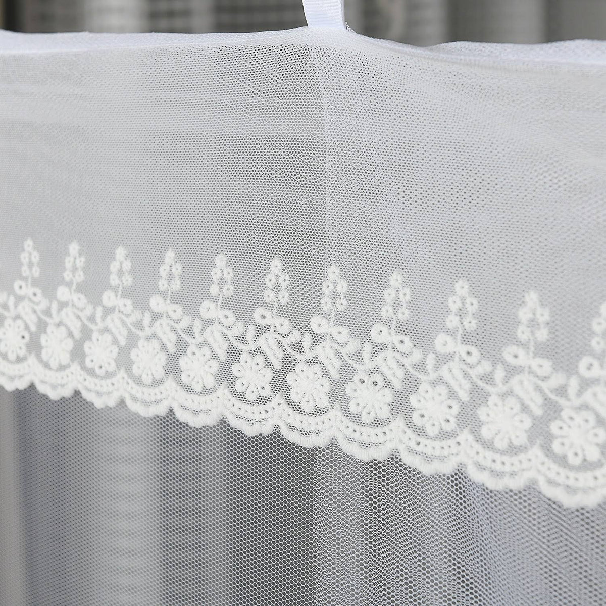 4-Post Hanging Sheer Mosquito Bed Canopy I72280