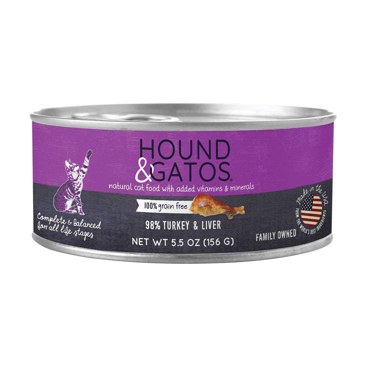 Canned Cat Food 5.5oz Liver I144
