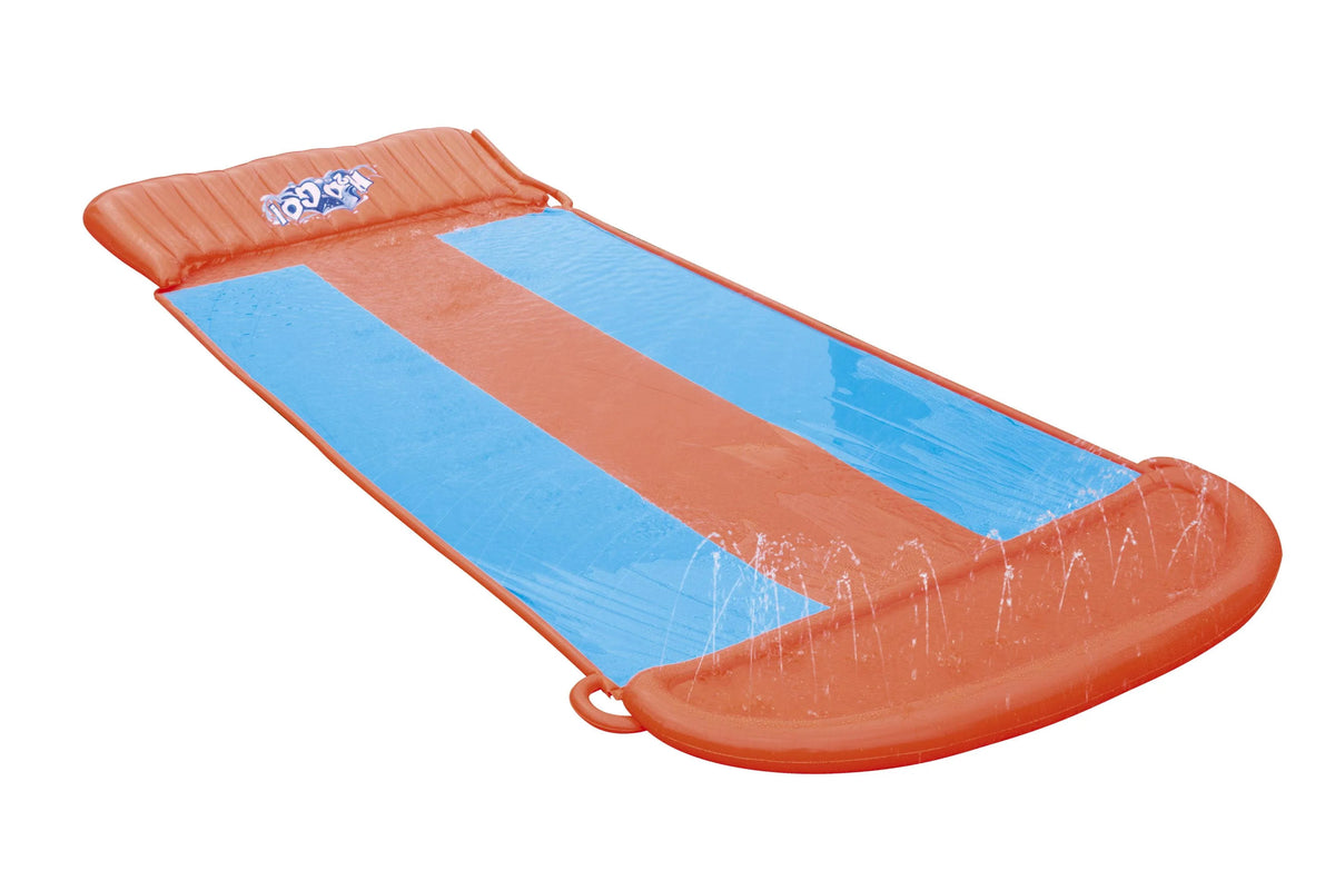 18' Triple Lane Water Slide with Ramp S5242