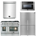 48 Dual Fuel Range, Dishwasher, Refrigerator, Microwave Drawer B1546