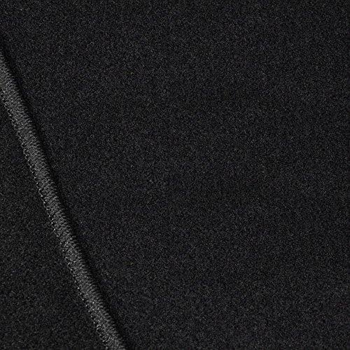 4 Pcs Black Nylon Floor Mats T668320