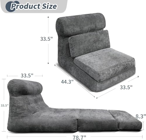 Folding Sofa Bed with Washable Cover L128