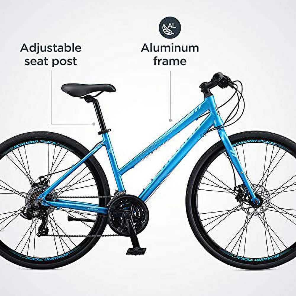 Blue 700c Flat Bar Road Bicycle T7287