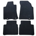 4 Pcs Black Nylon Floor Mats T668320