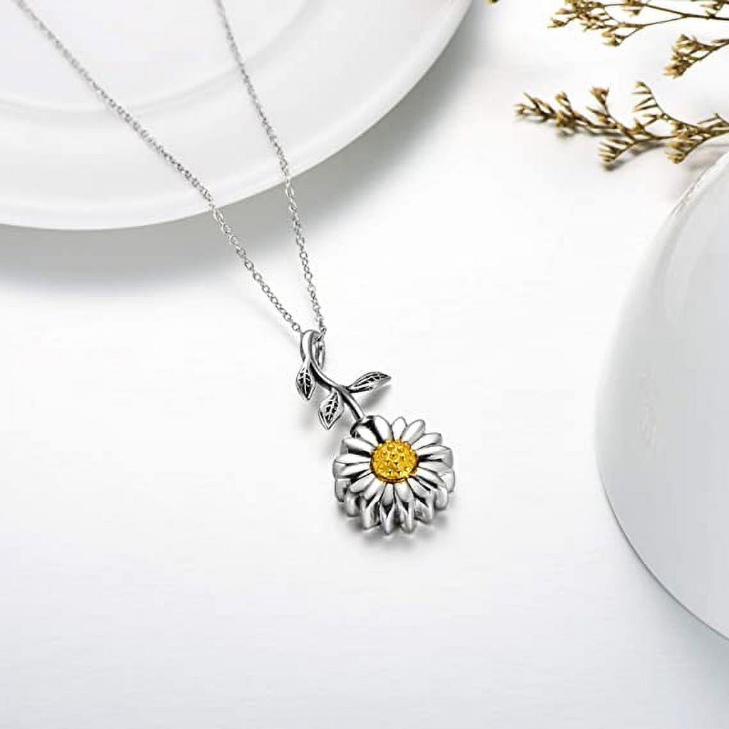 925 Sterling Silver Urn Necklace Pendant Locket A30647