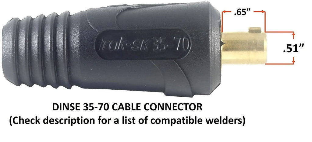 300 Amp Welding Leads Assembly Set with AWG Cable U458481