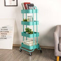 Blue Rolling Bar Cart P801