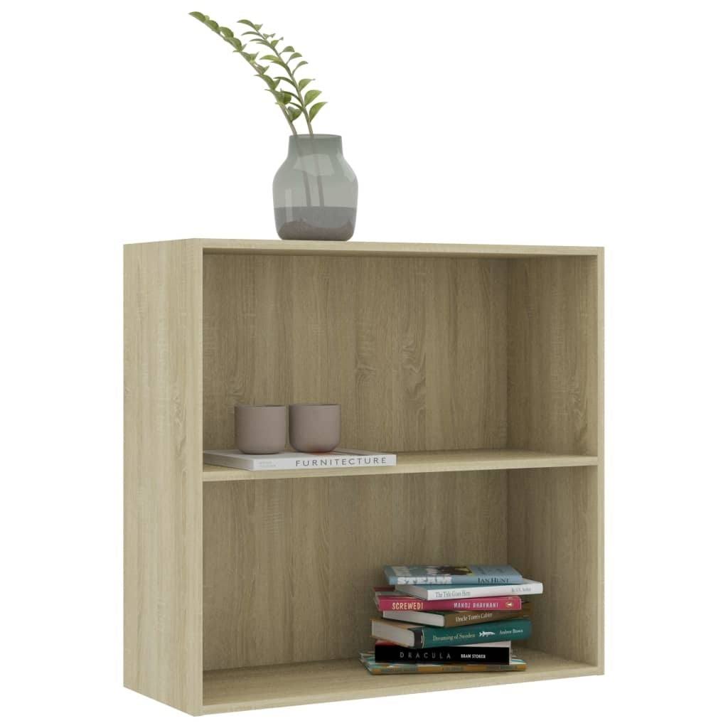 Sonoma Oak 2-Tier Book Cabinet Chipboard F178