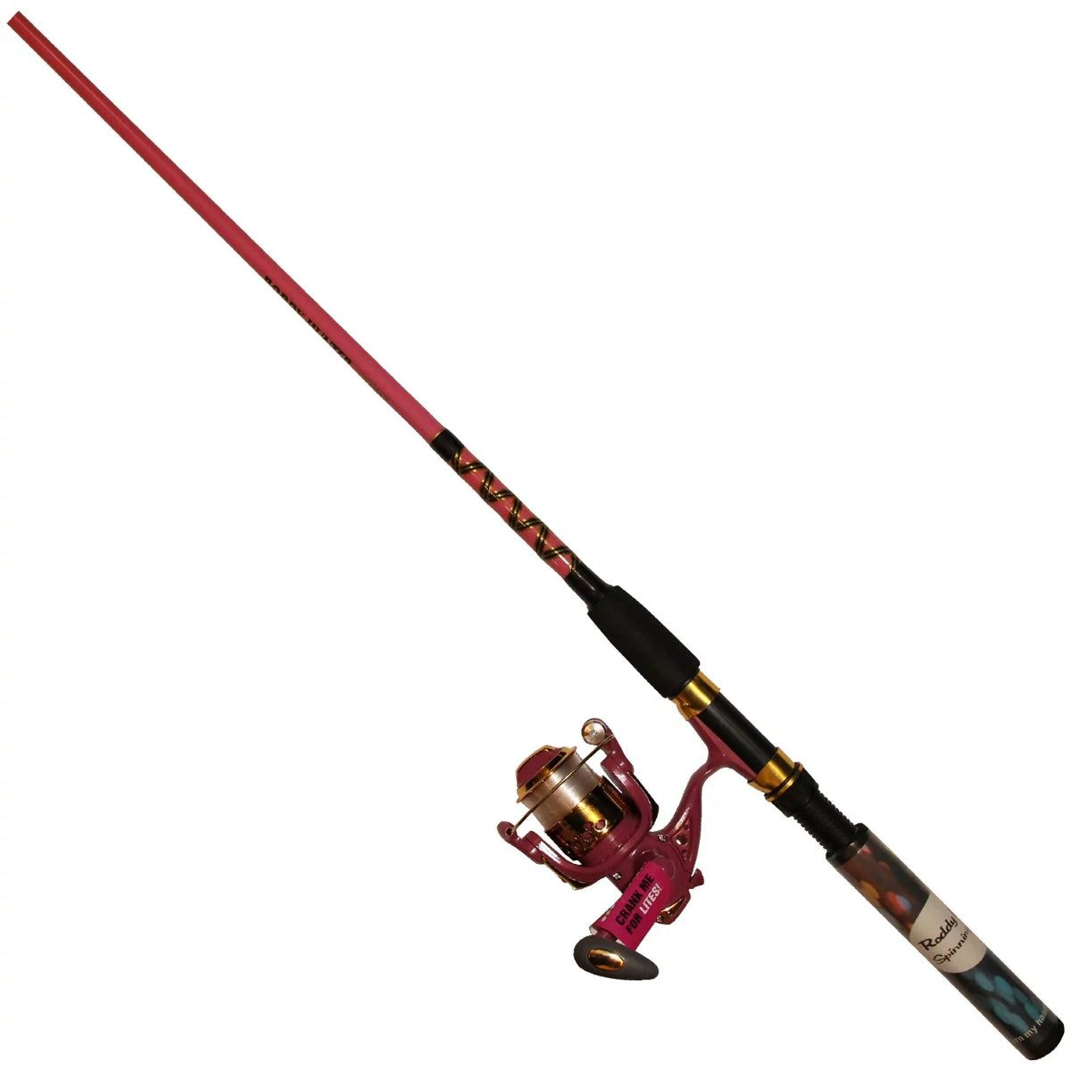 6 Ft. 6 In. 2 Piece Medium Light Pink Fishing Combo K400488