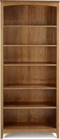 White Solid Wood 3 Shelf Bookcase with Adjustable Shelving R7292