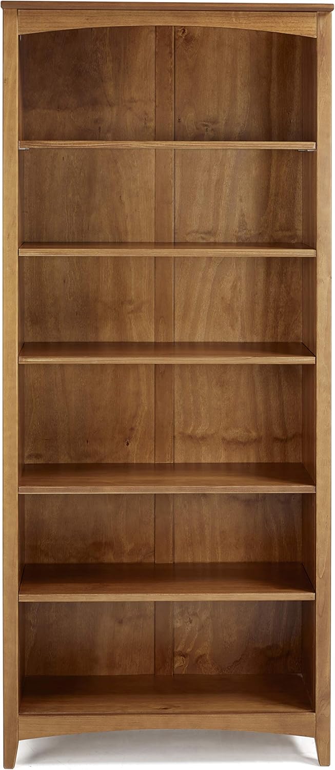 White Solid Wood 3 Shelf Bookcase with Adjustable Shelving R7292