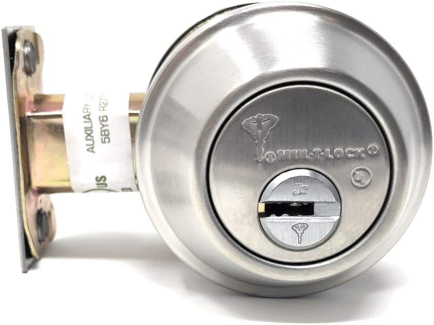 Stainless Steel Single Cylinder Dead-Bolt with Thumb Turn V735