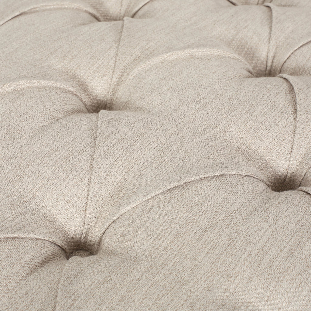 Beige Button Tufted Chaise Lounge T37377