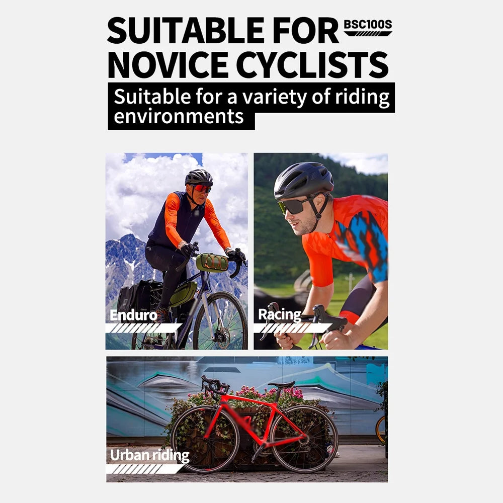 Wireless Waterproof Cycling Speedometer with 2.6inch Display J3994