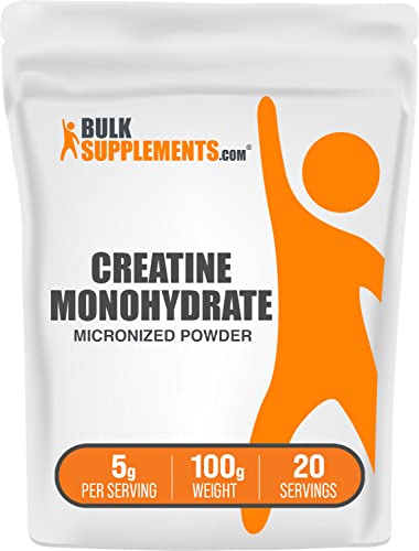 Micronized Creatine Monohydrate Powder 5g Unflavored Gluten Free 100g M68414