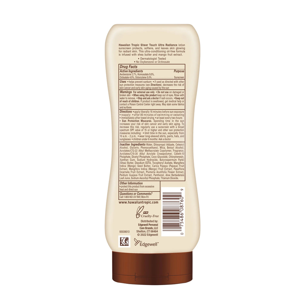 Sheer Touch Ultra Radiance Sunscreen Lotion SPF 50, 8oz Y977