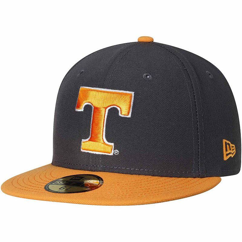 Gray Tennessee Volunteers NCAA Fitted Hat J1163
