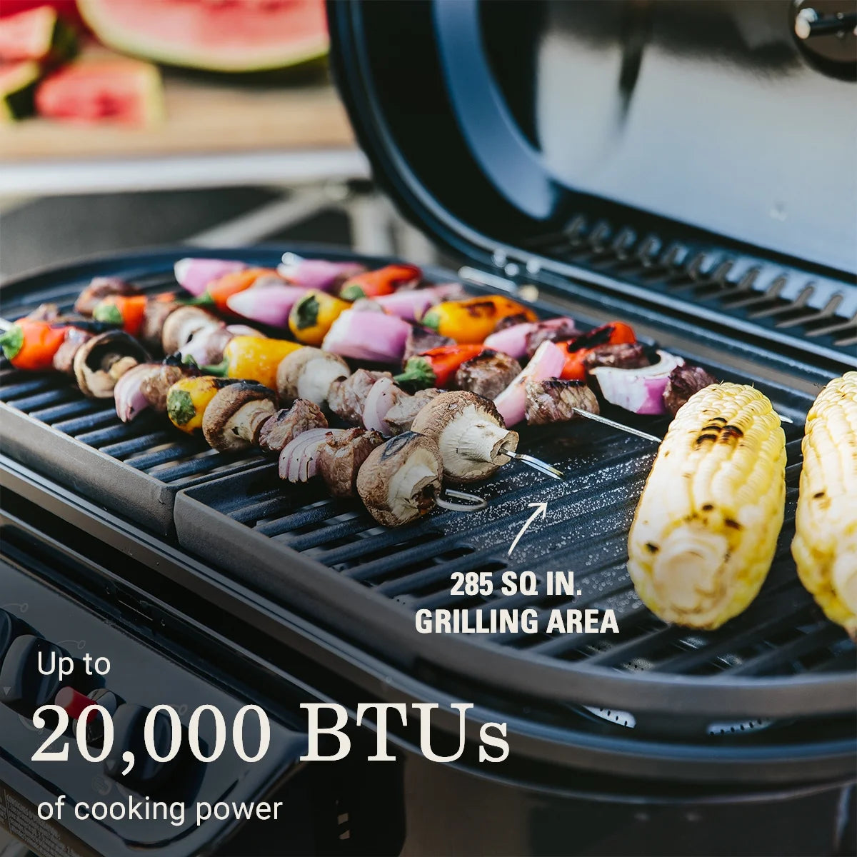 Green Standup Propane Gas Grill V72357