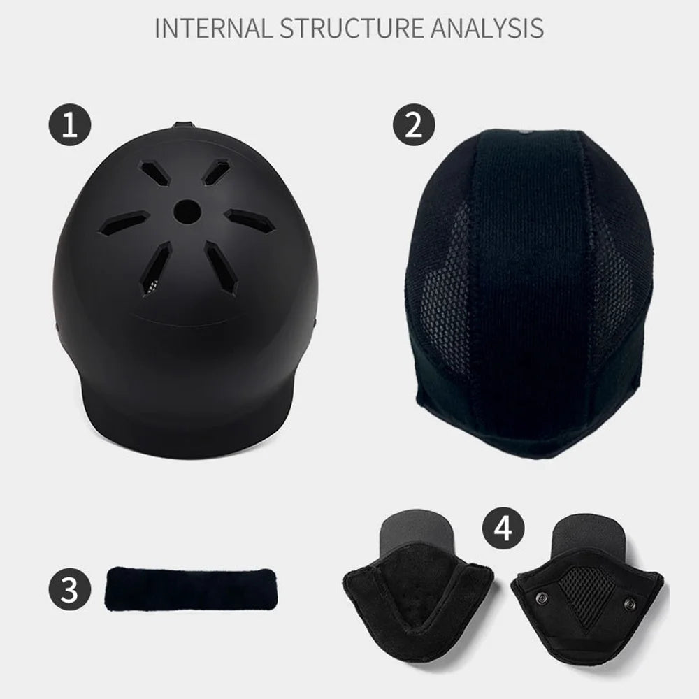 Reinforced ABS Winter Warm Cycling Helmets L709