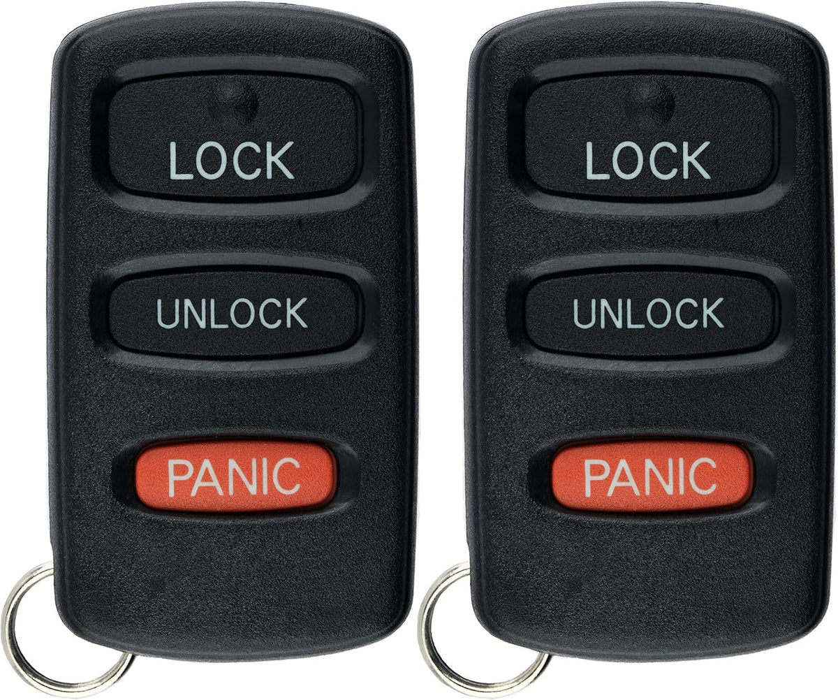 Keyless Entry Remote Car Key Fob for Mitsubishi Montero (Pack of 2) Z2252
