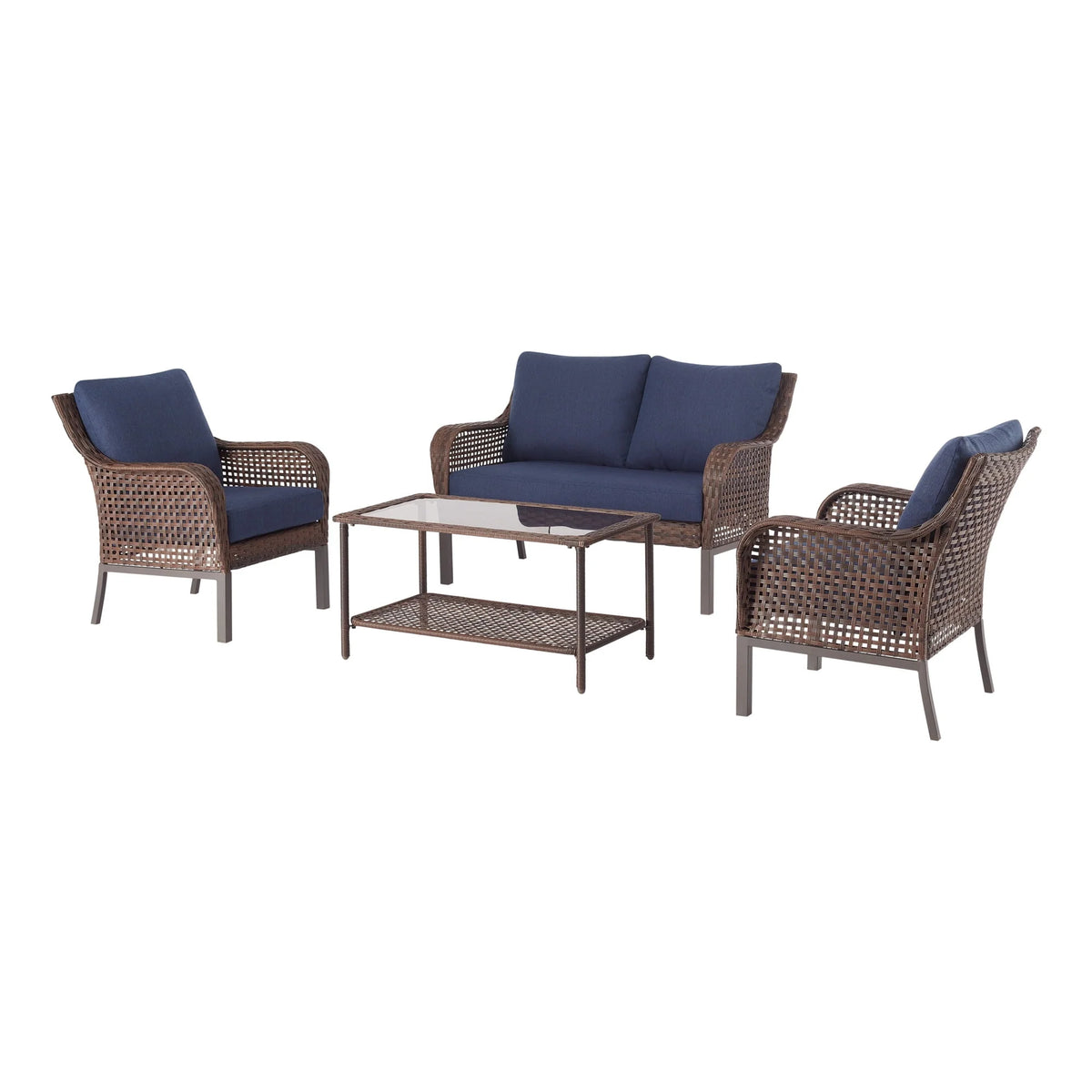 Blue 4 Piece Conversation Set G91159