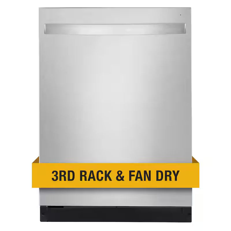 Fingerprint Resistant Stainless Steel Dishwasher with 3rd Rack A612