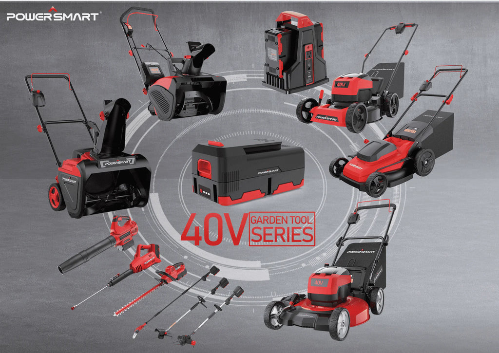 40V 17-inch Cordless Brushless Electric Push Lawn Mower D2669