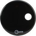 22" Black Drumhead X163