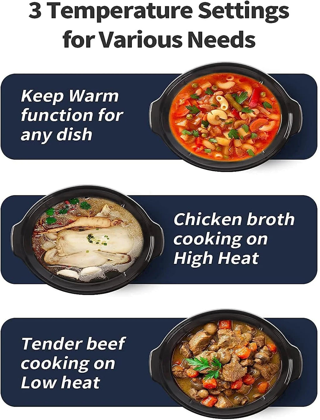 Programmable Slow Cooker 8.5-Quart with 30 Liners P762