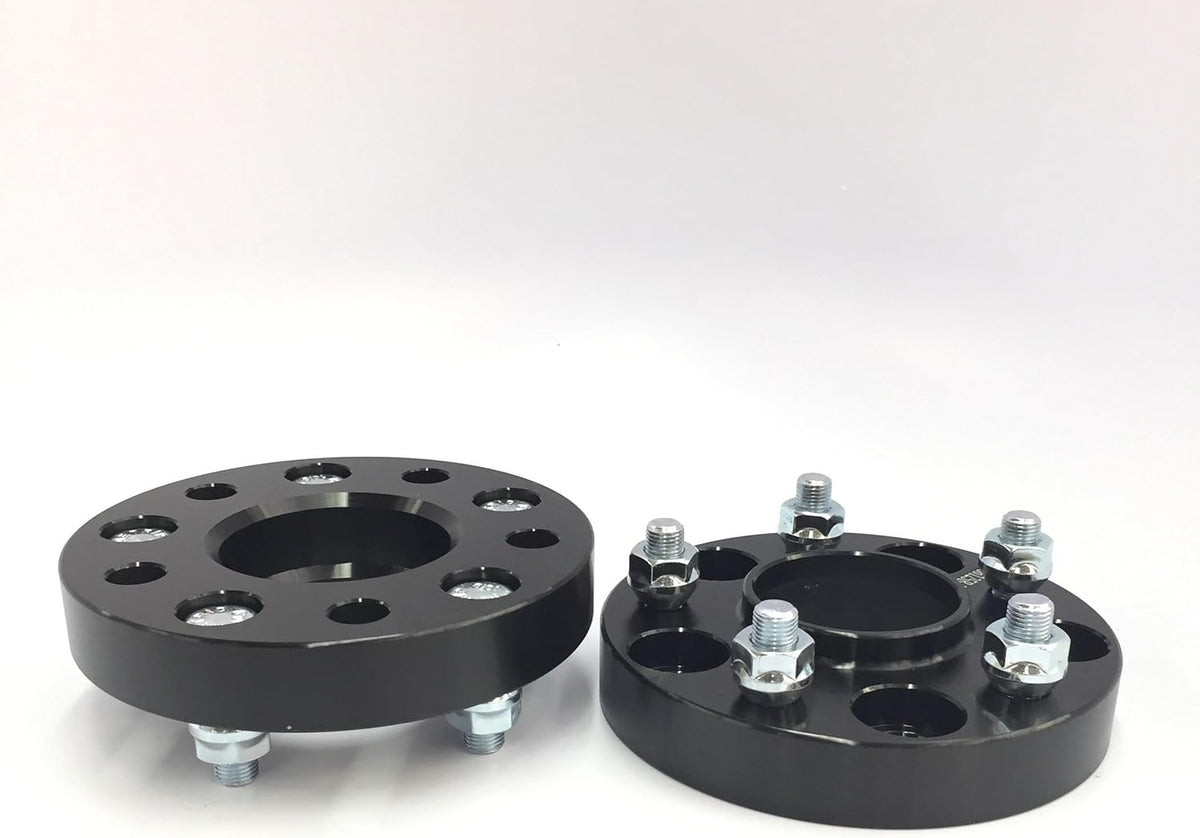 4 Pieces 20mm Hub Centric Black Wheel Adapters Bolt Pattern 5x114.3 CB 64.1mm Pack of 2 T730038