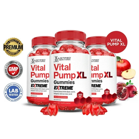 2000MG Beet Juice Pomegranate B12 Vegan Gummies B597873