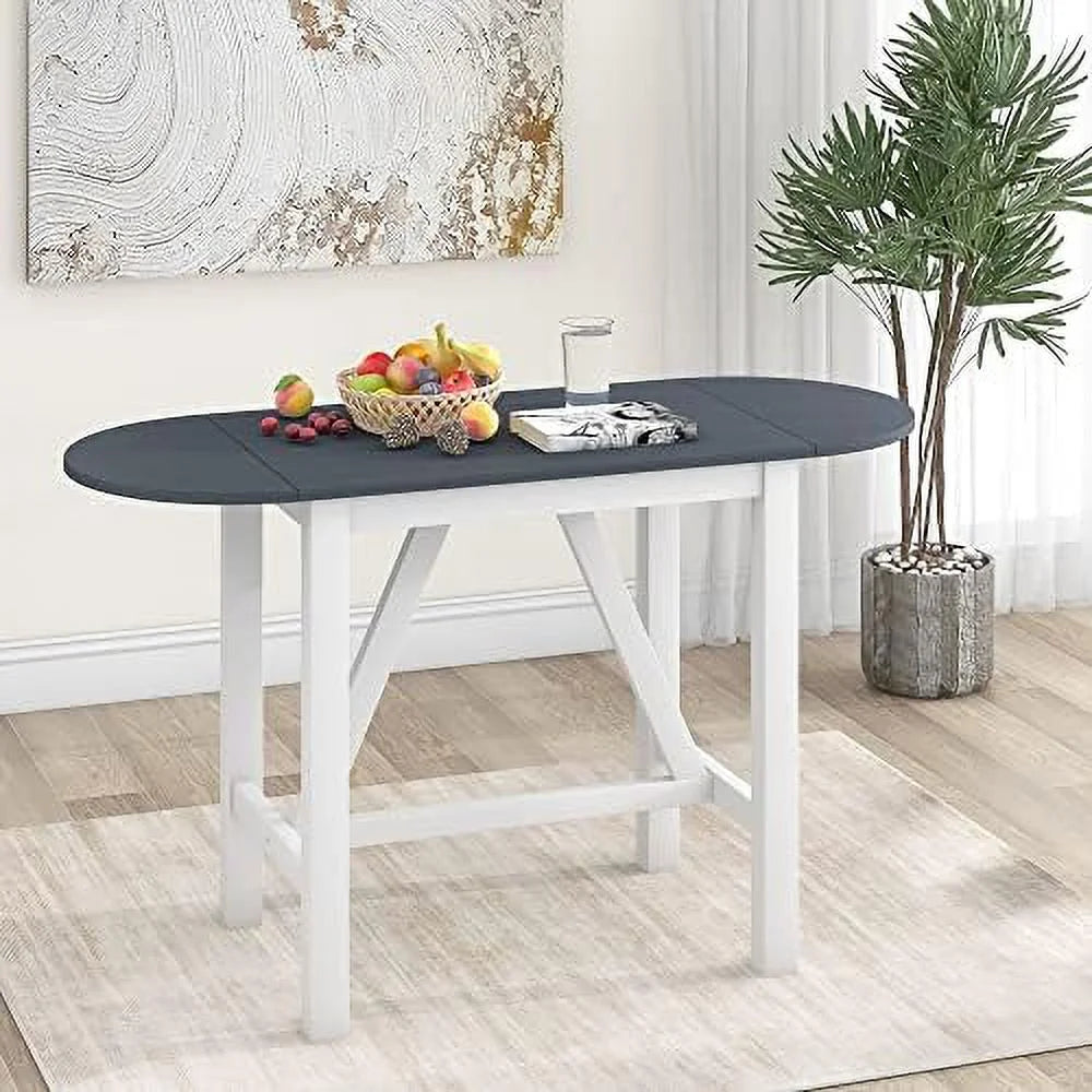 3 Piece Round Counter Height Dining Table Set with 2 Chairs J753923