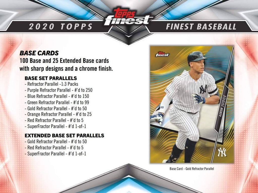 2020 Topps Finest Baseball Hobby Box L513