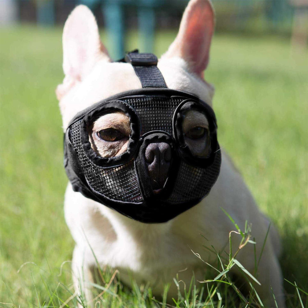 Adjustable Breathable Mesh Short Snout Dog Muzzle R96623
