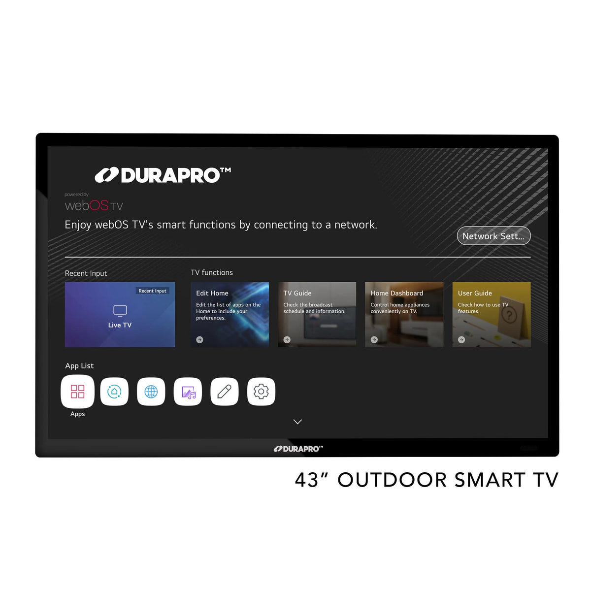 43 Inch 4K UHD LED Outdoor Smart TV S77283