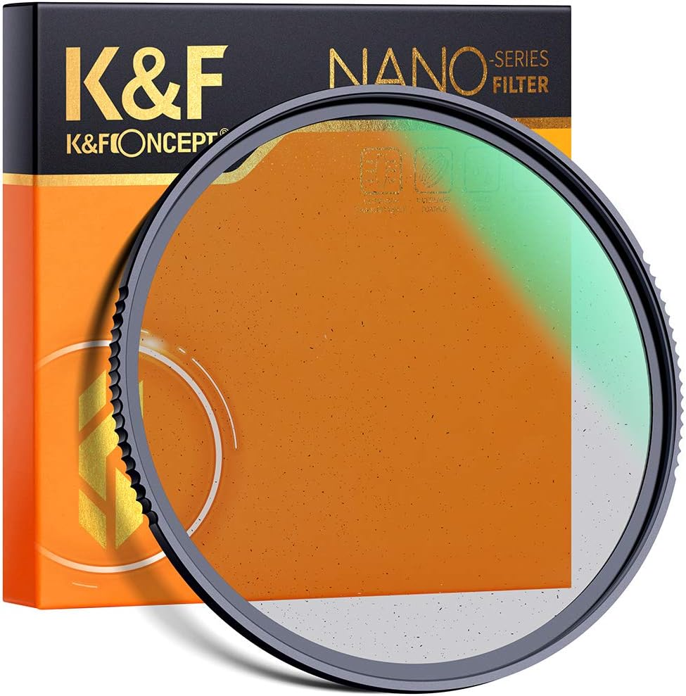 Black Diffusion 1/8 Filter 28 Multi-Layer Coatings for Camera Lens Pack of 2 D5722