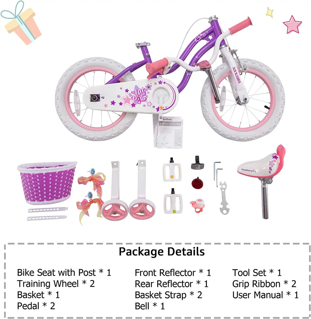 Blue 12 In Kids Bike with Training Wheels P410491