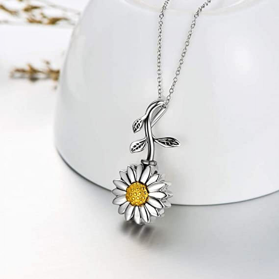 925 Sterling Silver Urn Necklace Pendant Locket A30647