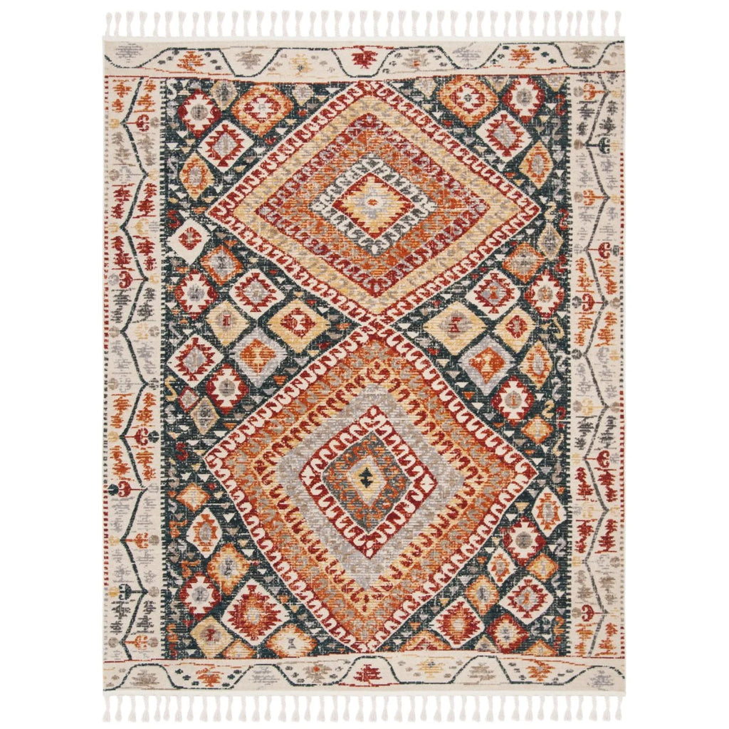 Ivory / Navy Rug E2967