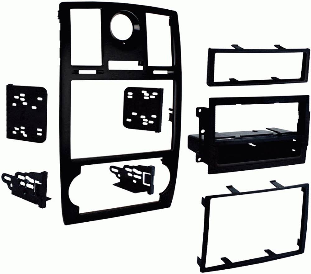 Single/Double DIN Mounting Kit with OEM Bezel, Matte Black G400644