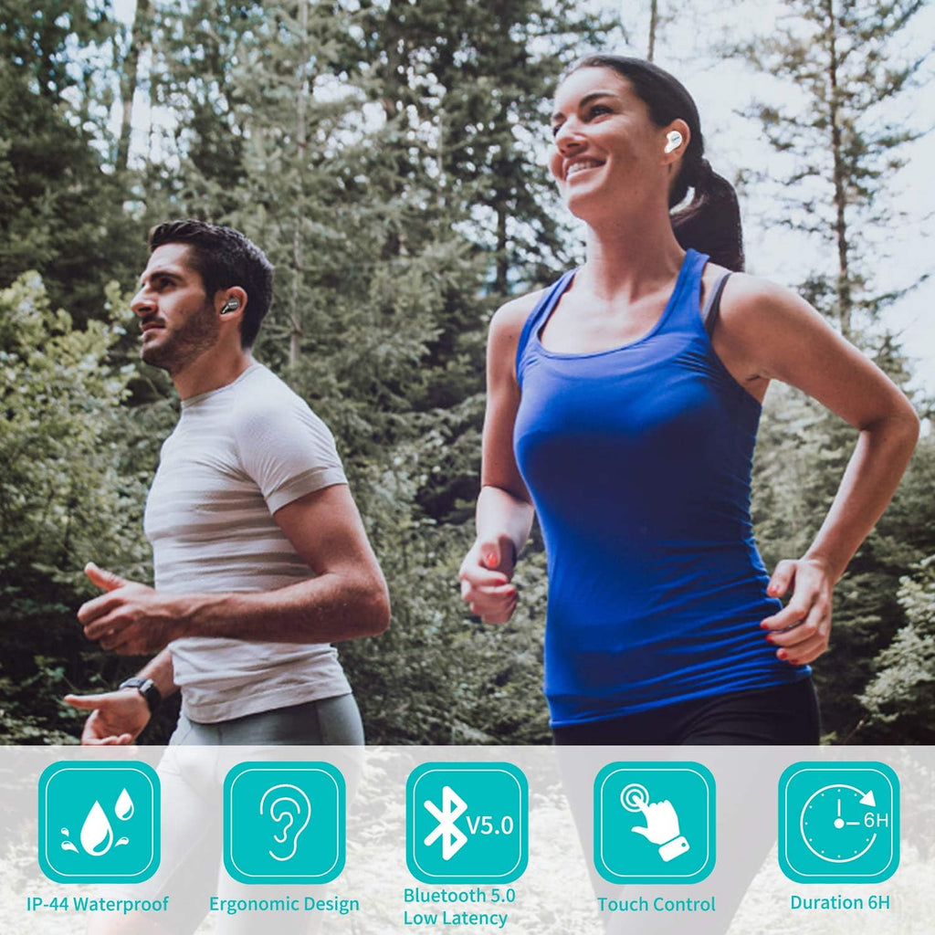 White Pack of 2 Wireless Earbuds F813181