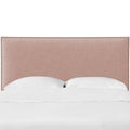 Rosequartz Linen Headboard with Pewter Nailbuttons A415