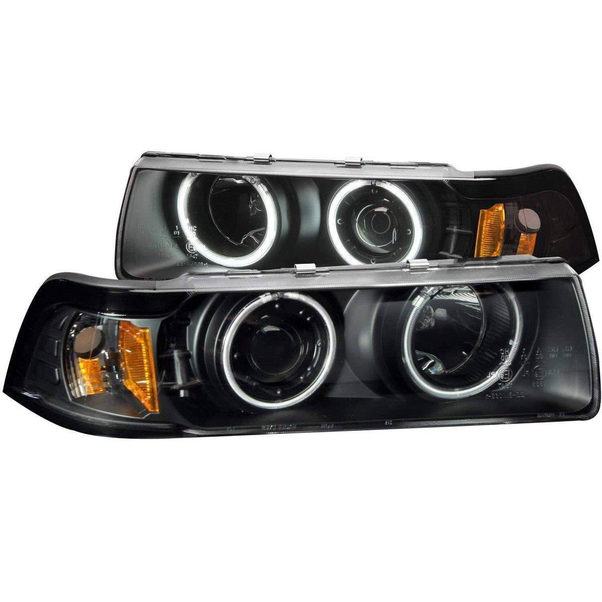 Projector Headlight Set with Halo B168