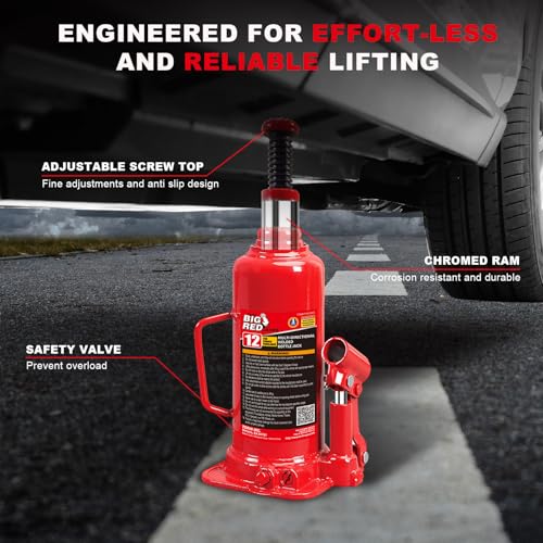 4 Ton Hydraulic Bottle Jack with Carrying Case M4254