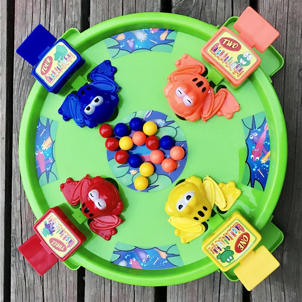 Frogs Eating Balls Table Game Toy Set O958