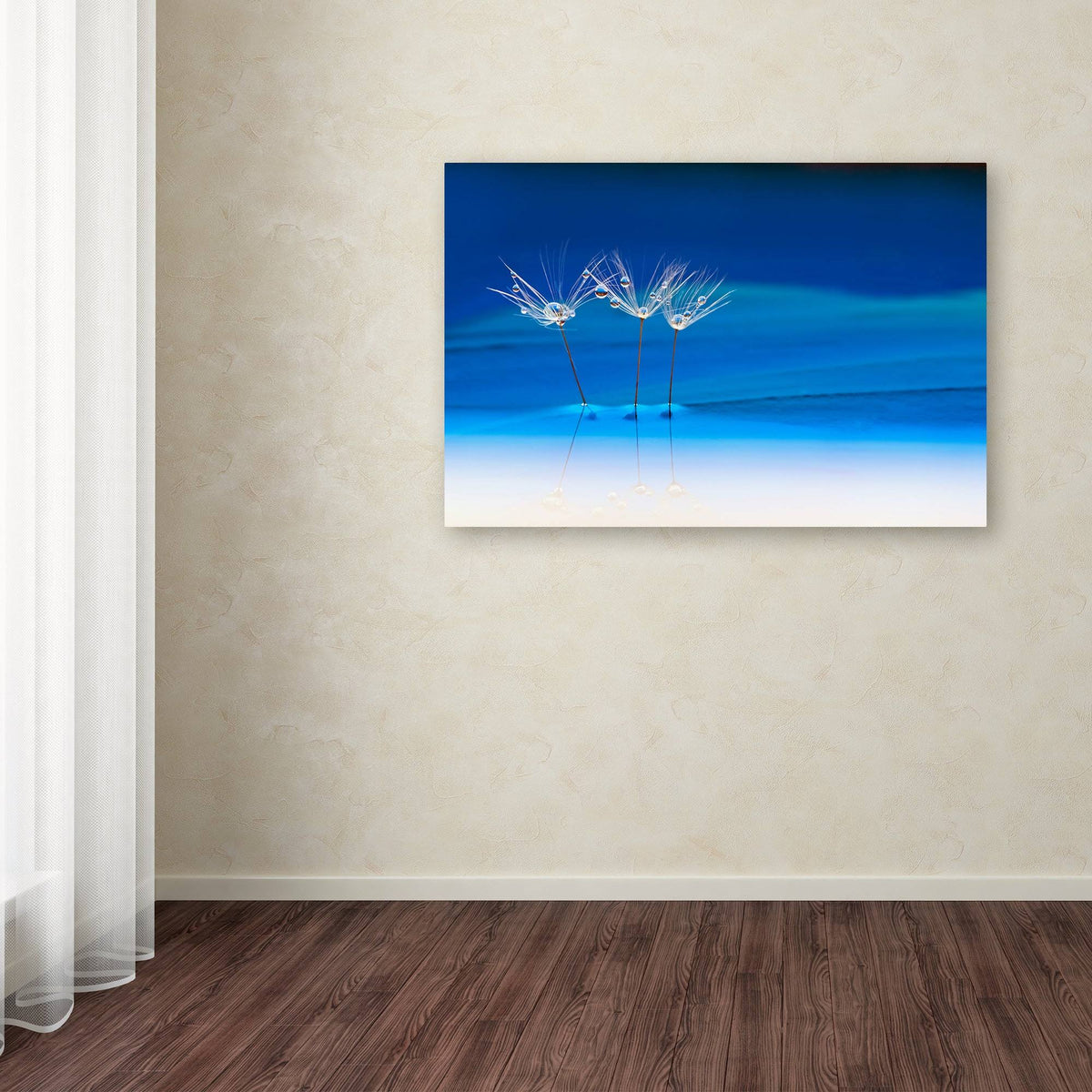 Blue Landscape Canvas Art (22x32) F39407