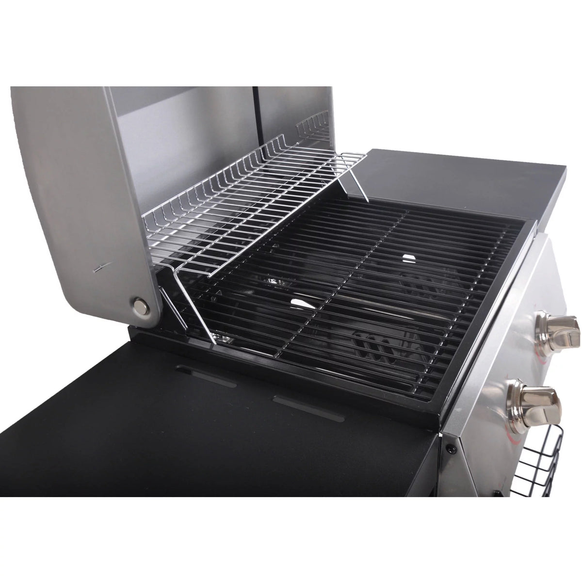 2-Burner Propane Gas Grill, Stainless and Black M7669