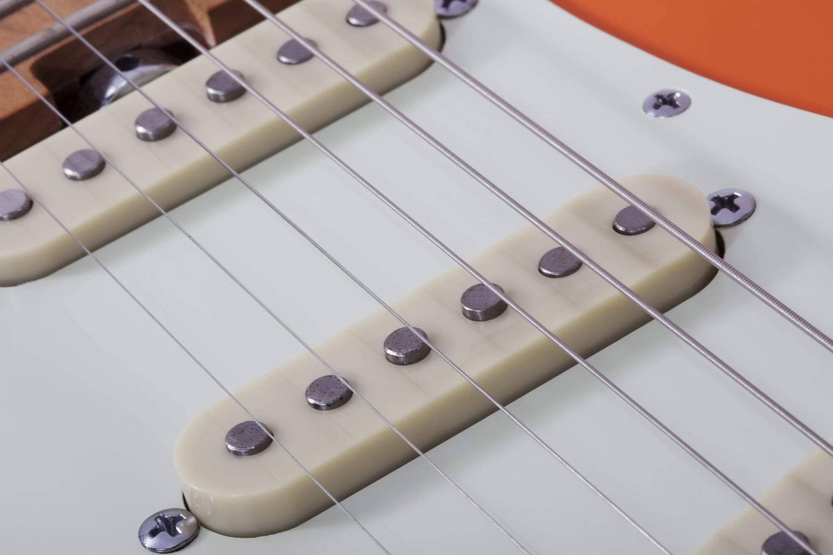 Atomic Orange Left-Handed Guitar N550785