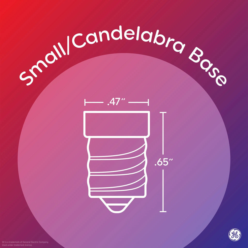 LED Decorative Light Bulbs 40 watts Eqv Candelabra Base 2pk J193293