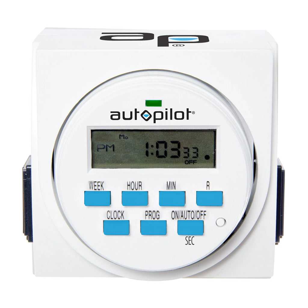 7 Day 8 Programs Dual Outlet Indoor Digital Programmable Timer V89509